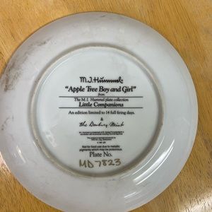 Collectible art plate